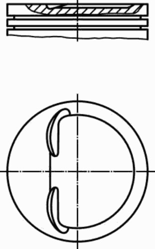 Поршень двс MAHLE/KNECHT 4481102
