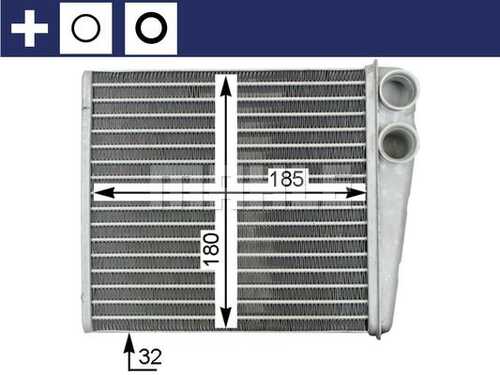 Радиатор отопителя MAHLE/KNECHT AH208000S