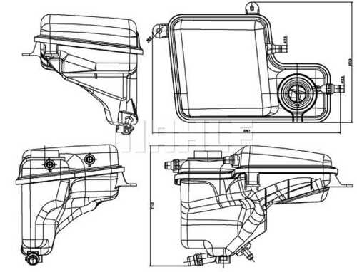 Расширительный бачок MAHLE/KNECHT CRT 203 000S