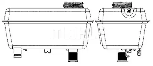 Компенсационный бачок MAHLE/KNECHT CRT 27 000S