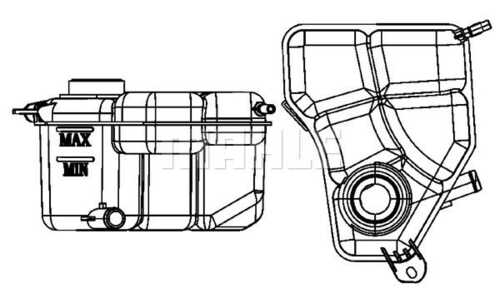 Расширительный бачок MAHLE/KNECHT CRT133000S