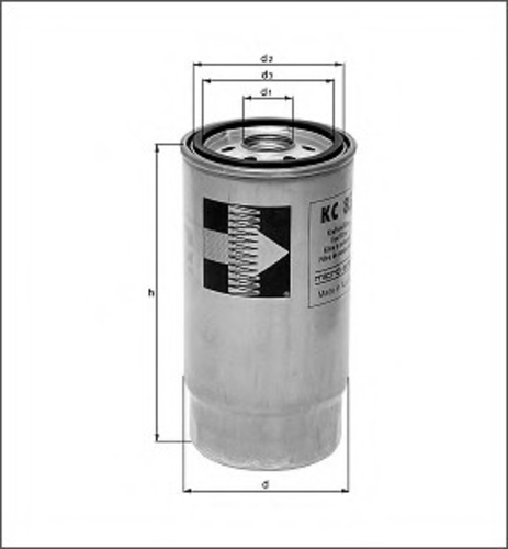 Фильтр топливный MAHLE/KNECHT KC24