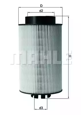 Фильтр топливный MAHLE/KNECHT KX191/1D