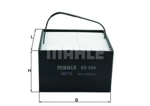 Kx394 фильтрующ элемент топл. с подогревом MAHLE/KNECHT KX394