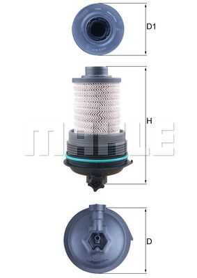 Fuel filter element MAHLE/KNECHT KX532