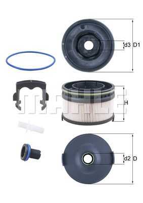 Фильтр топливный MAHLE/KNECHT KX568KIT
