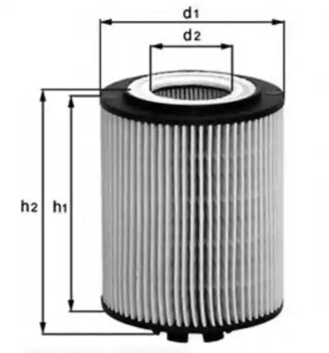 Фильтр масляный MAHLE/KNECHT OX 401D