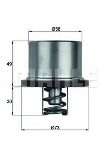 Термостат охлаждающей жидкости MAHLE/KNECHT THD182