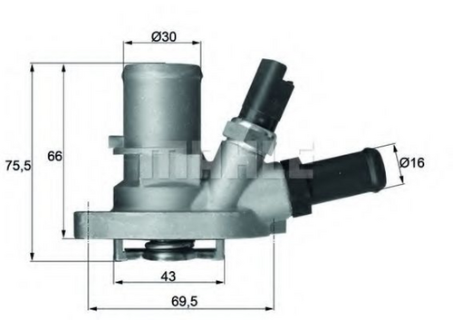 Термостат MAHLE/KNECHT TI14988