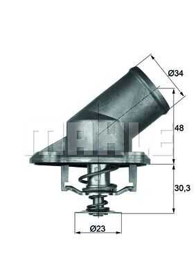 Термостат MAHLE/KNECHT TI22492