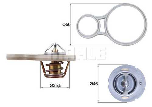 Термостат MAHLE/KNECHT TX25591