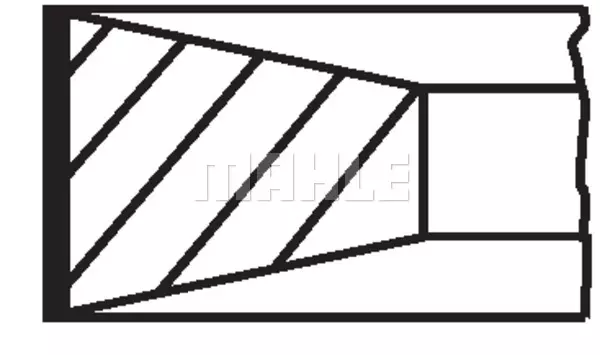 Комплект поршневых колец MAHLE/KNECHT 00805V0