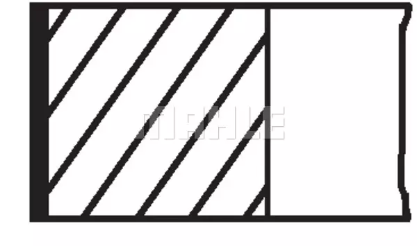 Комплект поршневых колец MAHLE/KNECHT 00970N0
