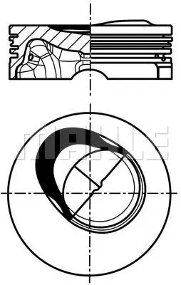 Поршень MAHLE/KNECHT 028PI00130001