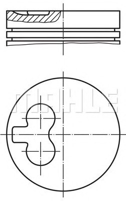 Поршень двс MAHLE/KNECHT 0295501