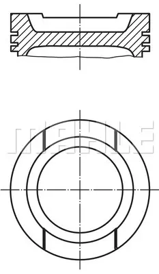 Поршень MAHLE/KNECHT 0309200