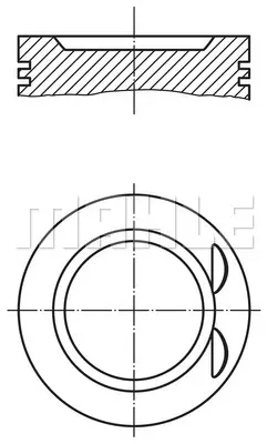 Поршень MAHLE/KNECHT 0332100