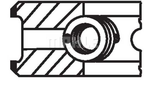Комплект поршневых колец MAHLE/KNECHT 06141N0