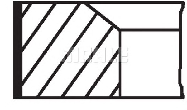 Комплект поршневых колец MAHLE/KNECHT 08232N0