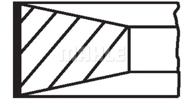 Комплект поршневых колец MAHLE/KNECHT 08262N1