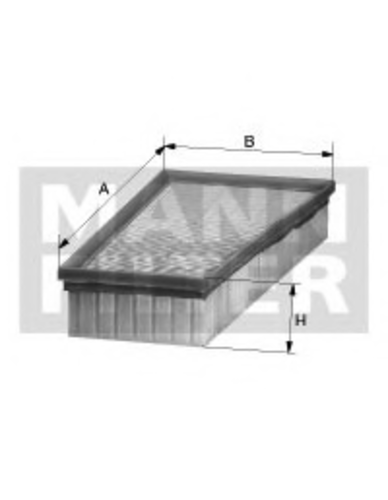 Воздушный фильтр MANN-FILTER C2510/1