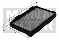 Фильтр воздуха во внутренном пространстве MANN-FILTER CU22003