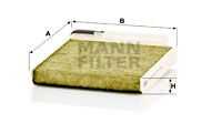 Фильтр салона MANN-FILTER FP1829