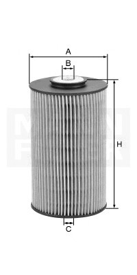 Топливный фильтр MANN-FILTER P811