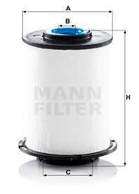 Топливный фильтр mann MANN-FILTER PU 7012 z