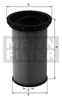 Топливный фильтр MANN-FILTER PU742