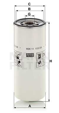 Деталь MANN-FILTER WDK 11 102/28