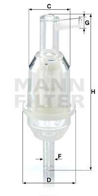 Топливный фильтр MANN-FILTER WK 31/5 (10)