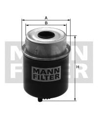Фильтр топливный MANN-FILTER WK 8118