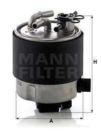 Топливный фильтр mann MANN-FILTER WK 9026