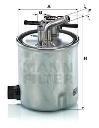 Топливный фильтр mann MANN-FILTER WK 9067