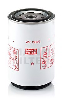 Топливный фильтр MANN-FILTER WK1060/3X