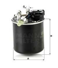 Топливный фильтр MANN-FILTER WK820/17
