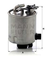 Фильтр топливный MANN-FILTER WK9027