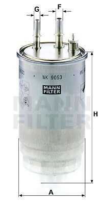 Топливный фильтр MANN-FILTER WK9053Z
