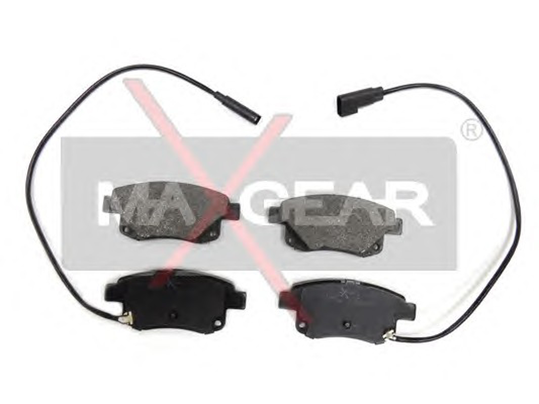 Комплект тормозных колодок дисковый тормоз MAXGEAR 19-0520