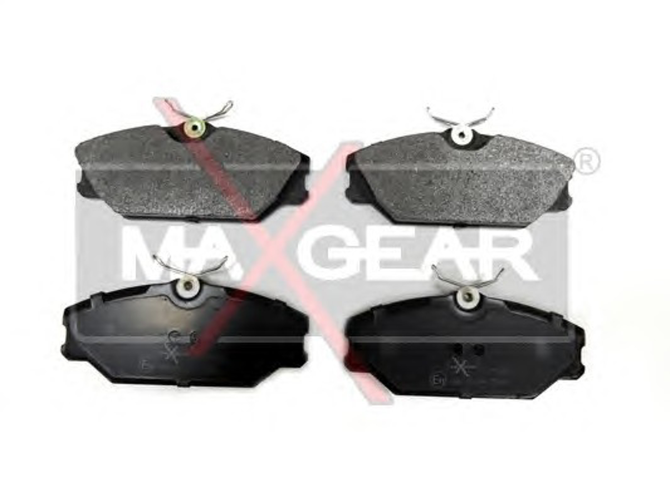 Комплект тормозных колодок дисковый тормоз MAXGEAR 19-0542