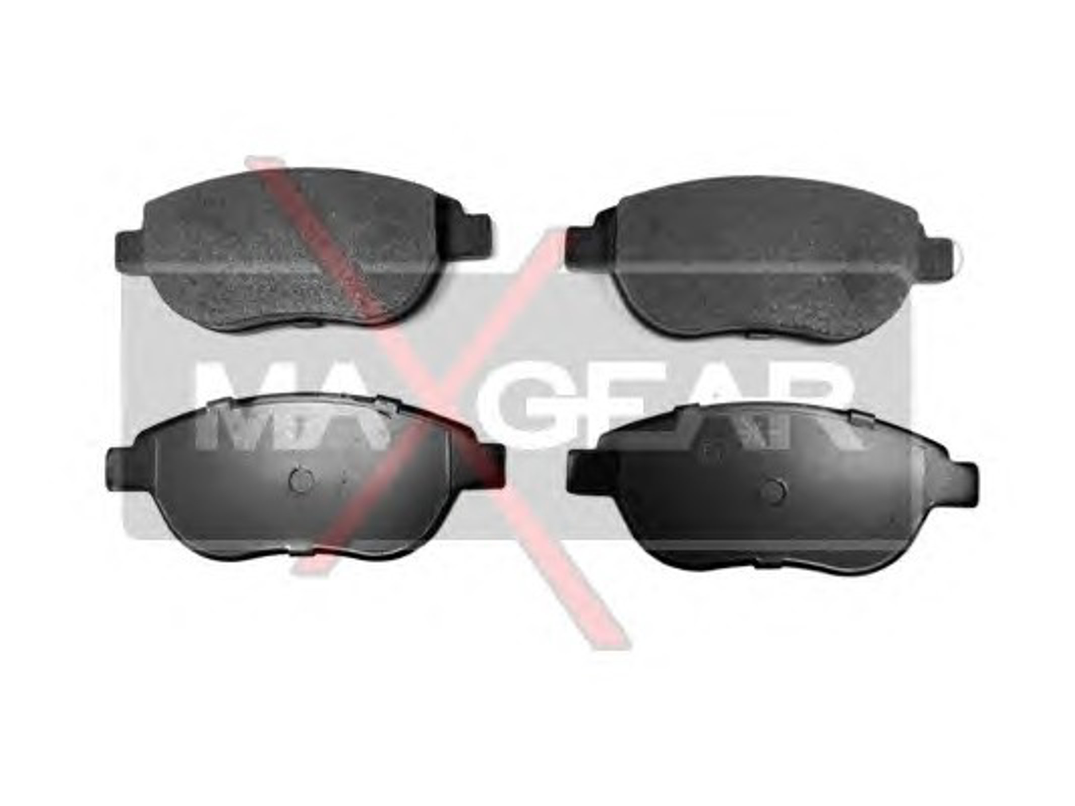 Комплект тормозных колодок дисковый тормоз MAXGEAR 19-0576