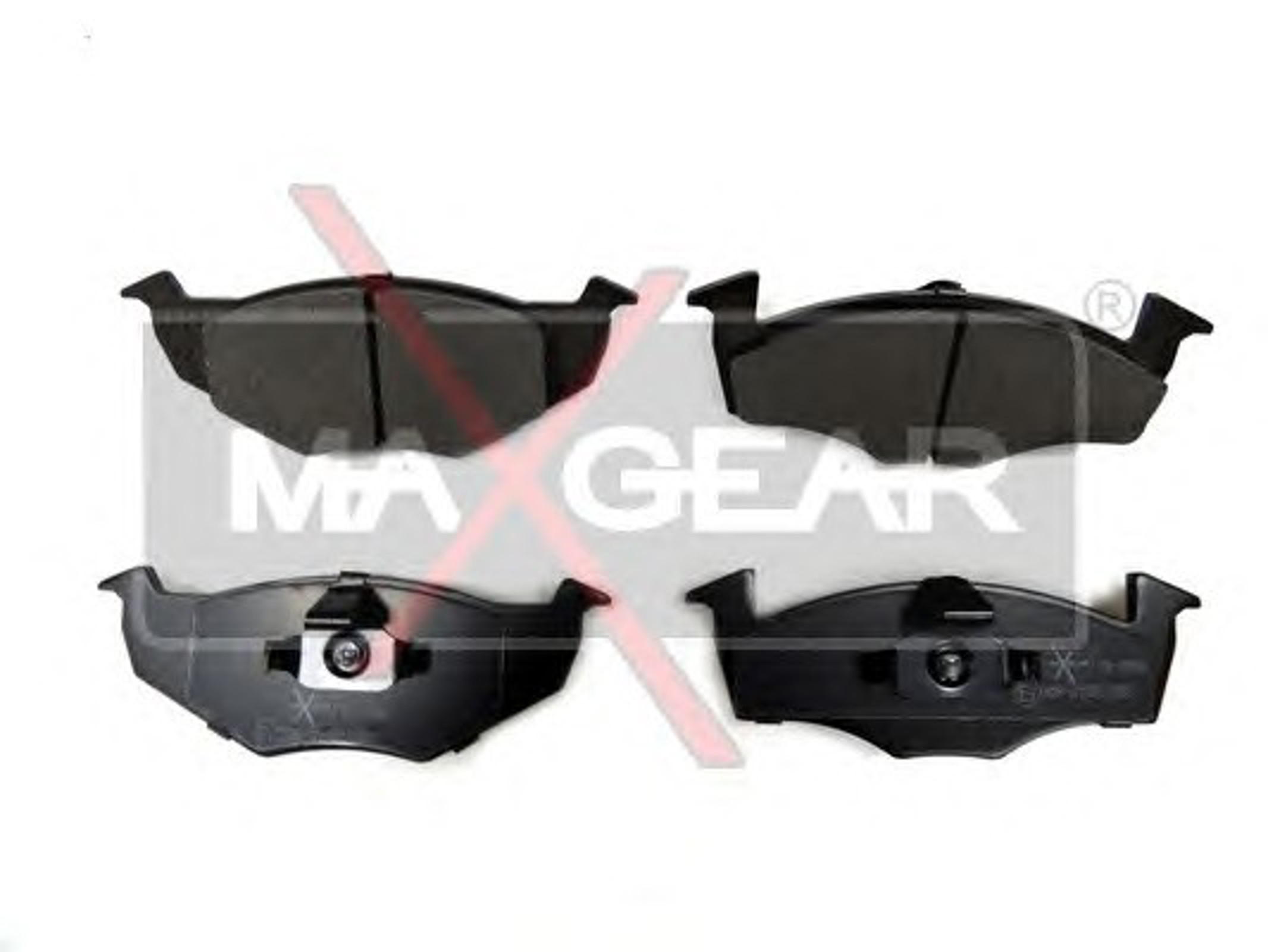 Комплект тормозных колодок дисковый тормоз MAXGEAR 19-0599