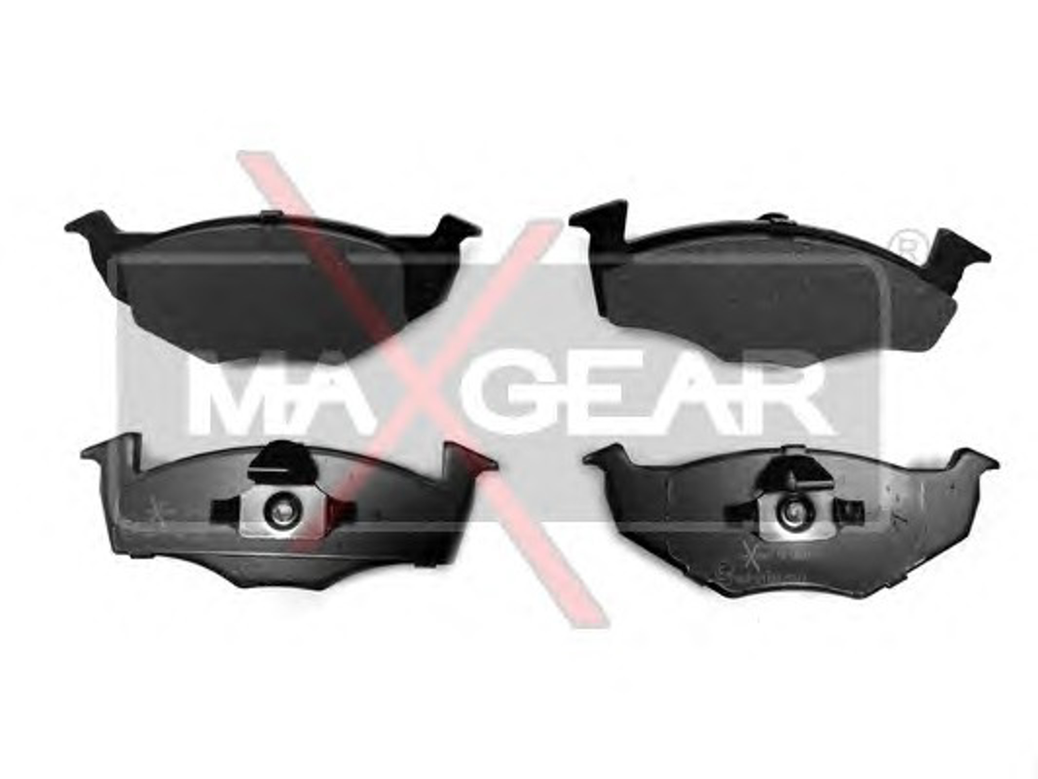 Комплект тормозных колодок дисковый тормоз MAXGEAR 19-0607