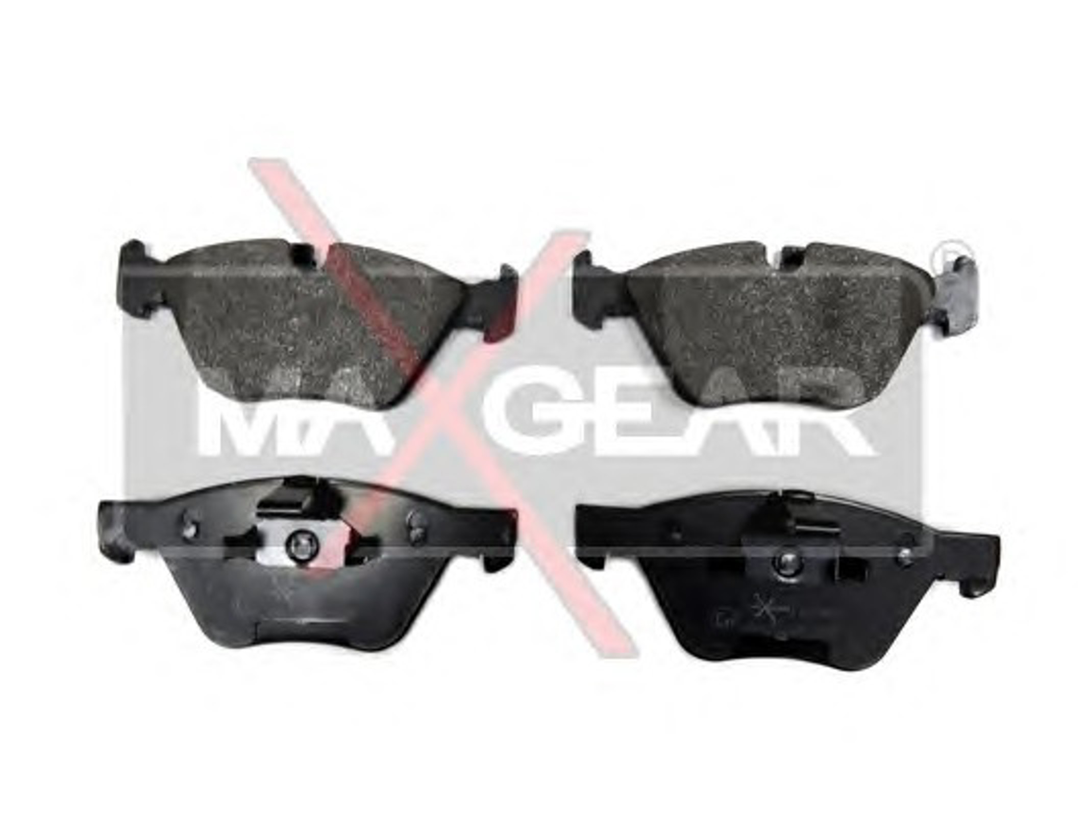 Комплект тормозных колодок дисковый тормоз MAXGEAR 19-0637