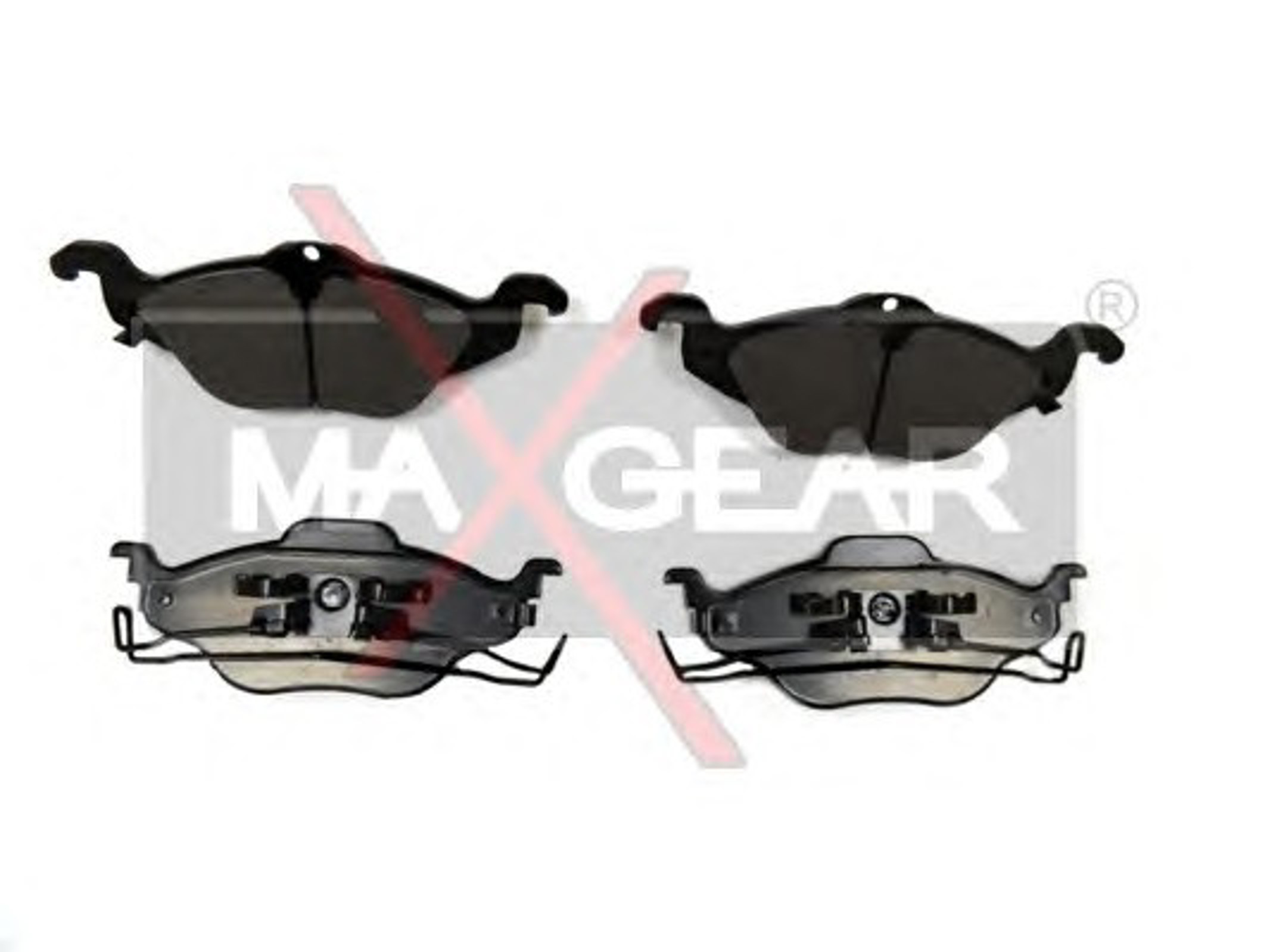 Комплект тормозных колодок дисковый тормоз MAXGEAR 19-0664