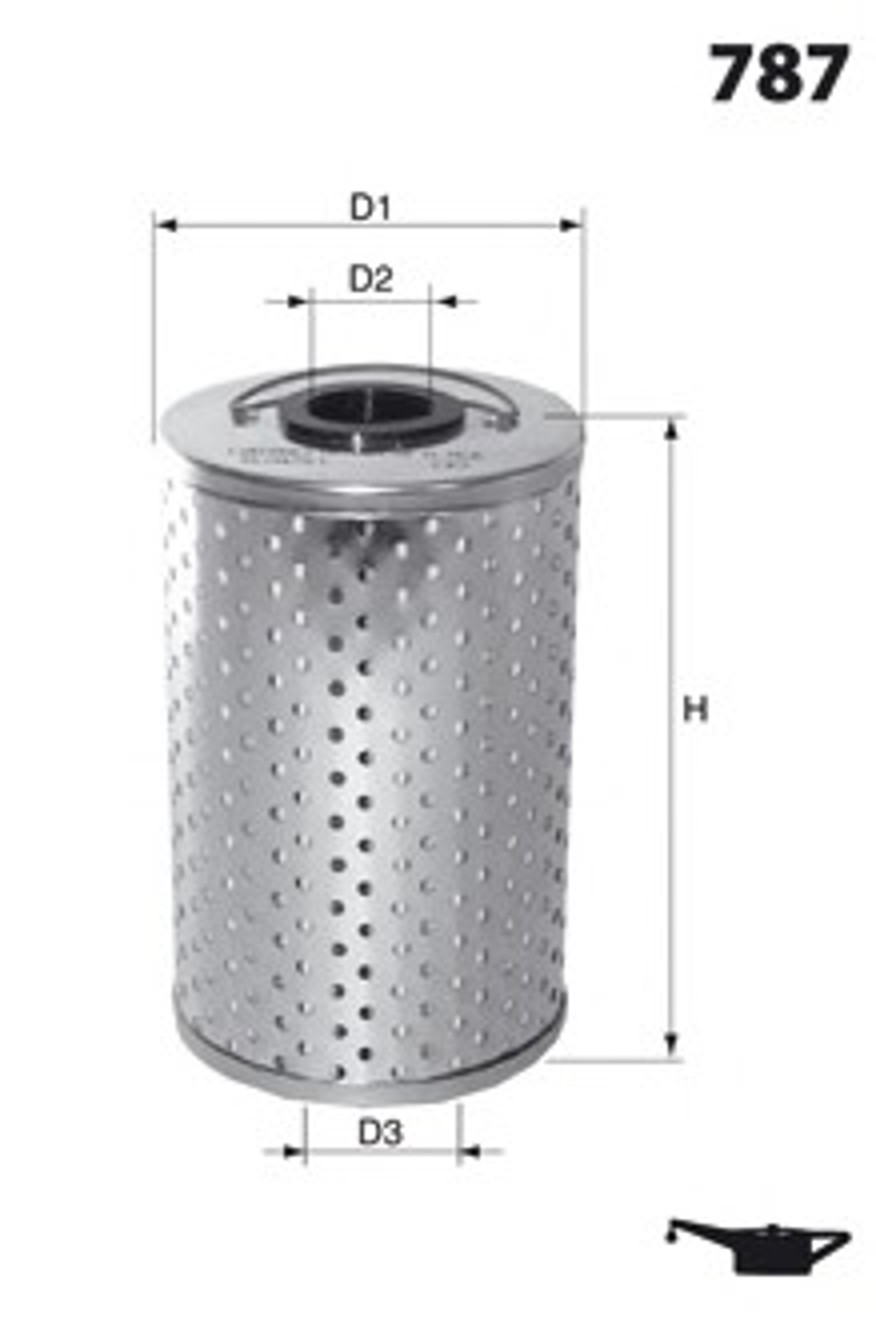 Фильтр масляный MECAFILTER ELH4290