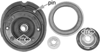 Подушка аморт psa с2/с METALCAUCHO 05876