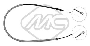 Трос ручного тормоза METALCAUCHO 80334