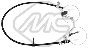 Трос ручника 166 all dx-rh METALCAUCHO 80483